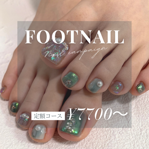 夏目前！フットネイルで足元から季節を楽しもう☀/SacuNail